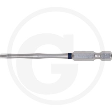 Ks tools 1/4" torsionpower bit tx, 75mm, tb10 - mit bohrung, vernickelt, längere lebensdauer