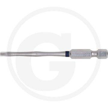 Ks tools 1/4" torsionpower bit tx, 75mm, tb27, mit bohrung - tx-torx® mit stirnlochbohrung