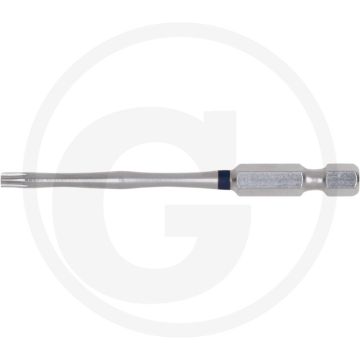 Ks tools 1/4" torsionpower bit tx, 75mm, tb40, mit bohrung - tx-torx® mit stirnlochbohrung
