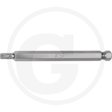 Ks tools 10mm classic bit voor tx-schroeven, l=120mm, t45 - torx, 10x10x120mm, s2 speciaal staal