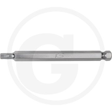 Ks tools 10mm classic bit voor tx-schroeven, l=120mm, t50 - torx, 10x10x120mm, s2 speciaal staal
