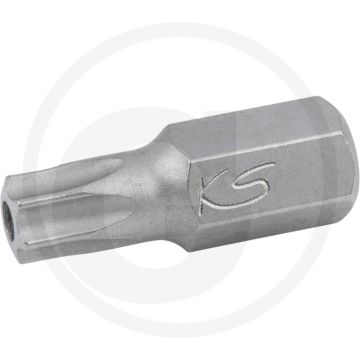 Ks tools 10mm classic bit for tx bore screws, l=30mm, tb45 - tx-torx® with bore