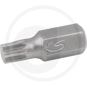 Ks tools 10mm classic bit für vielzahn schrauben, l=30mm, m5 - verstärkte ausführung