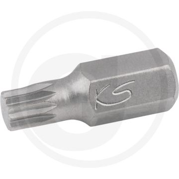 Ks tools 10mm classic bit für vielzahn schrauben, l=30mm, m12 - verstärkte ausführung