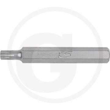 Ks tools 10mm classic bit voor tx-schroeven, l=75mm, t15 - torx, 10x10x75mm, s2 speciaal staal