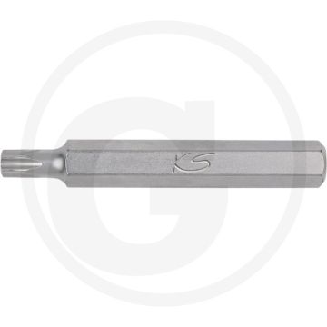 Ks tools 10mm classic bit voor tx-schroeven met boring, l=75mm, tb40 - tx-torx® met boring