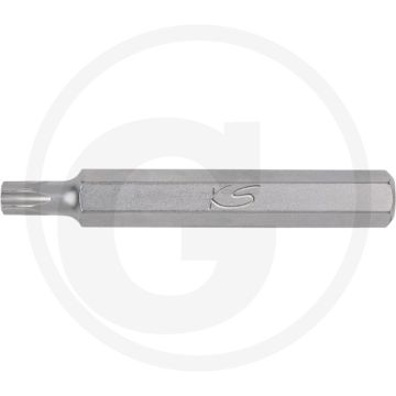 Ks tools 10mm classic bit voor tx-schroeven met boring, l=75mm, tb60 - versterkte uitvoering