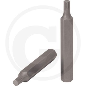 Ks tools 10mm classic bit für vielzahn schrauben, l=75mm, m10 - verstärkte ausführung