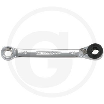 Ks tools gearplus® mini-bit-umschalt-ratschenringschlüssel, 1/4