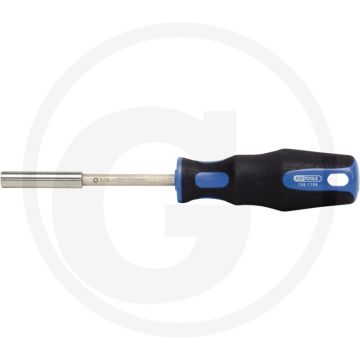 Ks tools 1/4" ergotorqueplus® bit-schroevendraaier, 205 mm - magnetische schroevendraaier