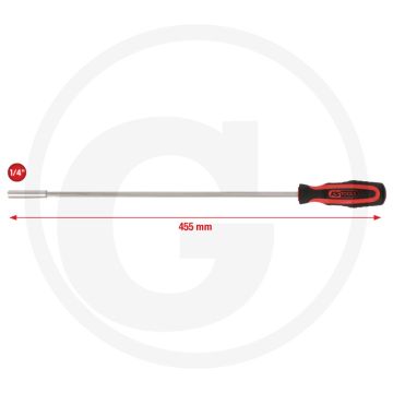 Ks tools 1/4" ergotorqueplus bit-schraubendreher, 455mm - mit magnet