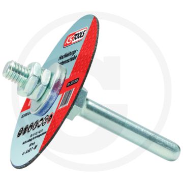 Ks tools spandoorn m6 voor doorslijpschijf - speciaal-werkzeugstahl - 6mm kerndoorsnede