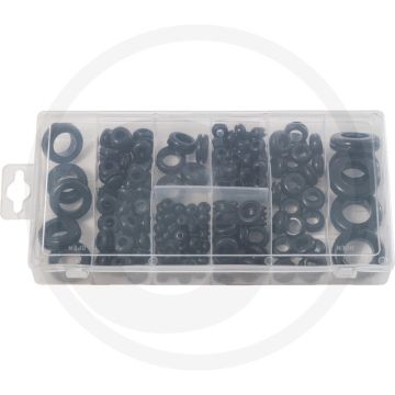 Ks tools assortiment doorvoerrubbers, 110-dlg. - zur sicheren führung von kabeln in bohrungen