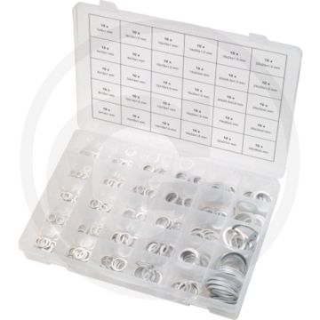 Ks tools assortiment alu-afdichtringen, 300-dlg. voor m5-28 din 7603