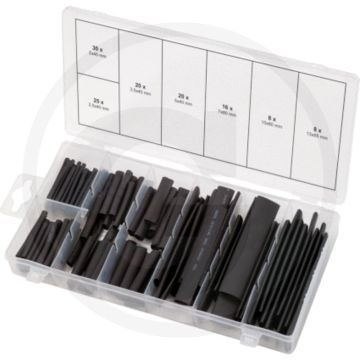 Ks tools assortiment krimpkous, 127-dlg. - schrumpfrate 2:1
