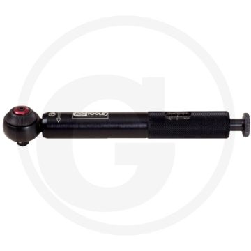 Ks tools 1/4" mini momentsleutel met fijn vertande omschakelbare ratel, 3-15nm - nauwkeurigheid ±3%