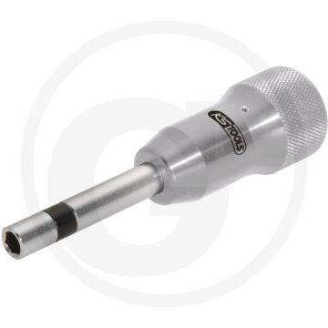 Ks tools 1/4" esd moment-schroevendraaier met vast ingesteld moment, 5-60cnm. ergonomisch en esd-veilig.