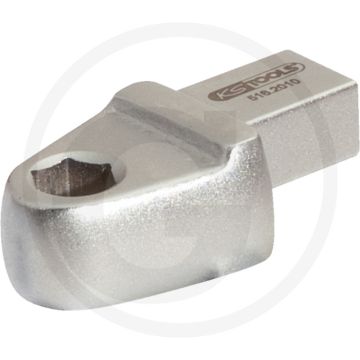 Ks tools 9x12mm einsteck-bithalter, für bits 5/16" mit stiftsicherung, verchromt, 22,9x14.4x41.7mm