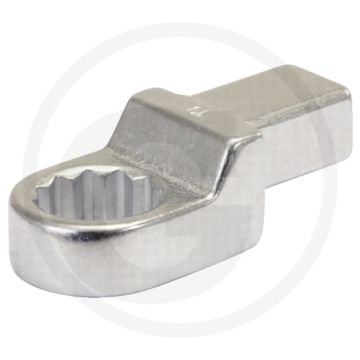Ks tools 14x18mm einsteck-ringschlüssel, 13 mm - mit stiftsicherung, verchromt