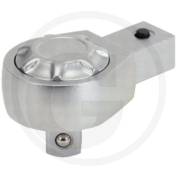Ks tools 14x18mm einsteck-umschaltknarre met feinverzahntem umschalt-ratschenkopf, 1/2" - omschakelbaar