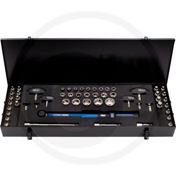 Ks tools 1/2" ergotorque®precision momentsleutel- 52-dlg set met 20-200nm bereik