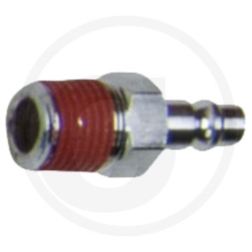Ks tools messing-insteekkoppeling met buitendraad, 10x21 mm - messing, 41g, g1/2"ag, 35,0mm