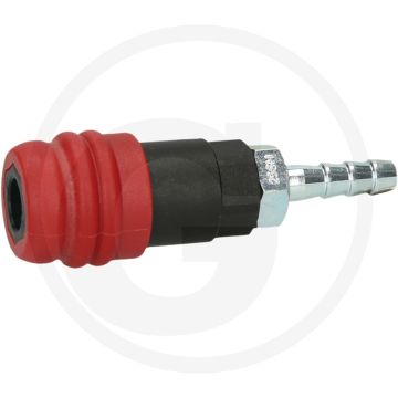 Ks tools 2 stufen-sicherheitskupplung mit schlauchtülle - selbstdichtend, nennweite 7,0 mm