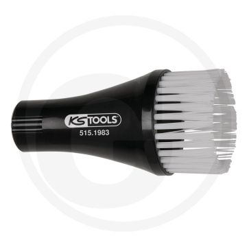 Ks tools bürsten-aufsatz für innenraumreinigung - schraubanschluss - kunststoff-gehäuse