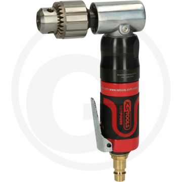 Ks tools 3/8"slimpower mini-druckluft-winkelbohrmaschine - abgewinkelte ausführung