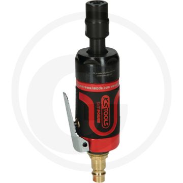 Ks tools slimpower mini-druckluft-stabschleifer, gerade - ergonomisches design mit stufenloser geschwindigkeitsregulierung