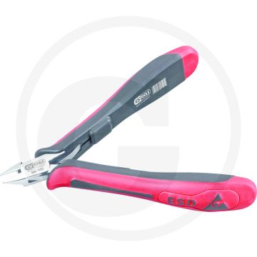 Ks tools esd mini zijsnijtang, 120mm - sicher gegen elektrostatik, induktiv gehärtete präzisionsschneiden
