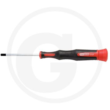 Ks tools esd precisie-schroevendraaier voor binnenzeskantschroeven, 2,5 mm - ergonomisch gevormd, gehard en verchroomd