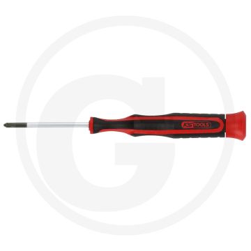 Ks tools feinmechanik-schraubendreher, ph1 x 4,0 mm - ergonomisch elektronik-schraubendreherheft