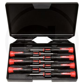 Ks tools esd-precisie mechanische schroevendraaier 7-delig - torx®: t6 - t7 - t8 - t9 - t10 - t15 - t20