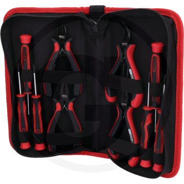 Ks tools feinmechanik-werkzeug-satz 10-tlg. met feinmechanik-schraubendrehern en zangen