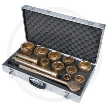Ks tools bronze steckschlüssel-satz 1" 13-tlg. - vonkvrije, explosionsgeschützt, korrosionsbeständig
