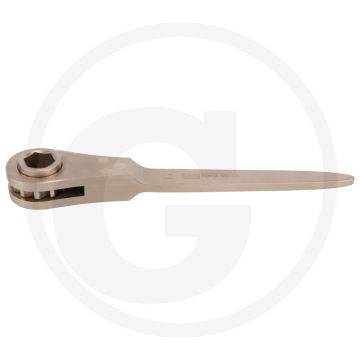 Ks tools bronze bauknarre, 6-kant, mit zentriersp. - vonkvrij, corrosiebestendig, 830g