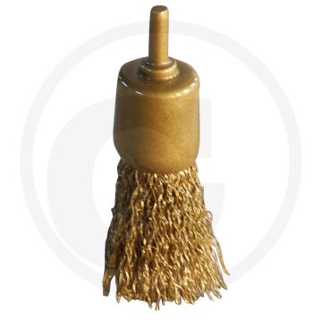 Ks tools bronze pinselbürste, draht gewellt - vonkvrij, corrosiebestendig, 30x30x60mm