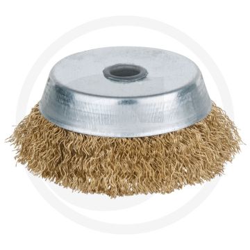Ks tools bronze topfbürste, zinnbronzedraht - vonkvrij, corrosiebestendig, 125x45x125mm