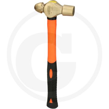 Ks tools bronzeplus schlosserhammer, 950g, englische form, mit fiberglas-stiel