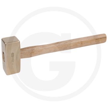 Ks tools bronze fäustel 5000 g, mit hickorystiel - vonkvrije hamer met hickorystiel, 5250g