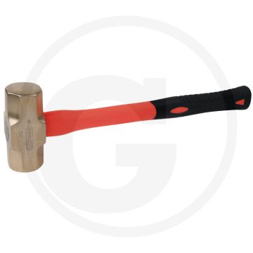Ks tools bronze minenhammer 5000 g, mit fiberglas - vonkvrij, 5550g, 65mm hamerkophoogte
