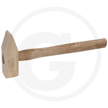 Ks tools bronze setzhammer 1500 g, hickorystiel - vonkvrij, corrosiebestendig, slijtvast