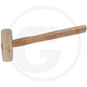 Ks tools bronze+ maschinistenhammer, 900g, amerik. form, funkenfrei, 1050g, 37mm.