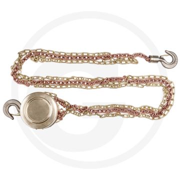Ks tools bronze flaschenzug 2 ketten à 2,5 m - vonkvrij, corrosiebestendig, 0,5 t
