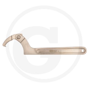 Ks tools bronze gelenk-hakenschlüssel Ø 32-75 mm - funkenvrij, corrosiebestendig, explosiebestendig
