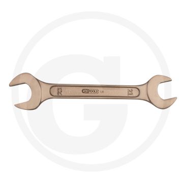 Ks tools Bronze Doppelmaulschlüssel 19/32x25/32" - funkenfrei, 15° Maulwinkel, korrosionsbeständig