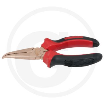 Ks tools beryllium telefonzange gewinkelt 180 mm - vonkvrij