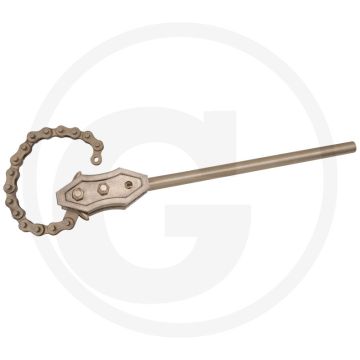 Ks tools bronze kettenrohrzange, Ø max.100 mm - vonkvrij, explosiebestendig, corrosiebestendig