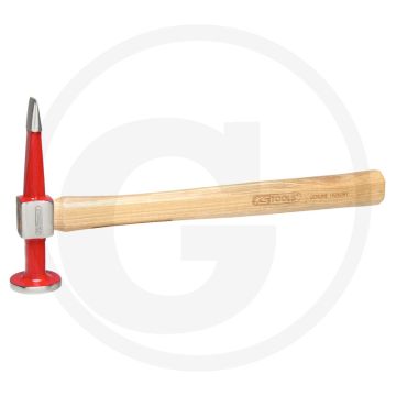 Ks tools uitdeukhamer, rechte kop, rond / platte - rond / spits, 460 gram